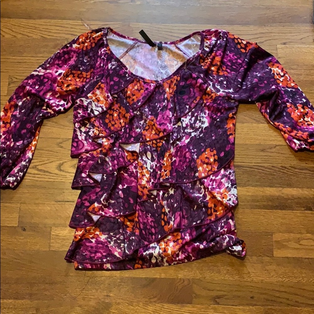 Top with ruffles
